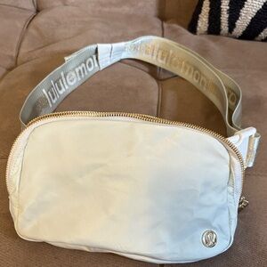 Lululemon Athletica Light Cream Crossbody Bag